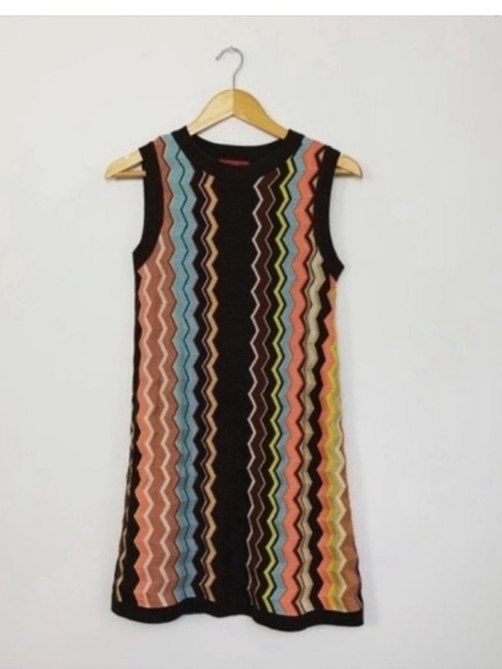 Missoni for Target Dresses & Skirts - Missoni for Target | Dress | MFT Dark Brown Multi Colored Chevron Knit Dress